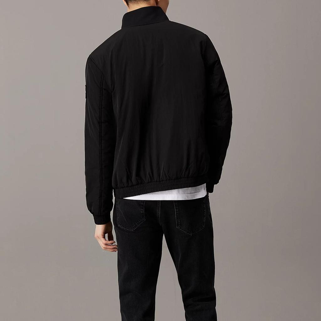 Calvin Klein Letter Zipper Casual Stand Collar Jacket Men Jackets Black J30J325592-BEH