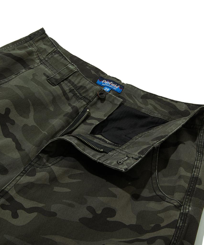 PENFIELD Camo Cargo Barrel Trousers Olive_Fs2Wp06U