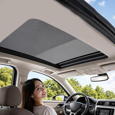 S/M/L Auto Schiebedach Abdeckung Magnetisches Netz Sonnenschutzschirm Atmungsaktives Netz UV-Schutz Schiebedach Abdeckung Sonnenschutz Auto Zubehör