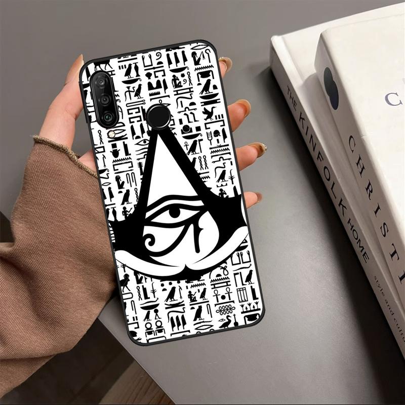 Egyptian Eye Of Horus For Huawei P20 P40 Lite P60 P30 Pro Nova 5T 9 10 SE 12s 12i 11i Y90 Y70 Y60 Y61 Y91 Y72 Case