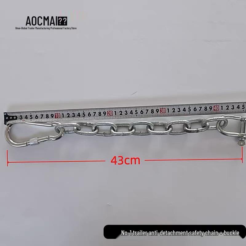 Hot-Dip Galvanized Anti-Detachment Safety Chain for Jet Ski and Dinghy Trailers