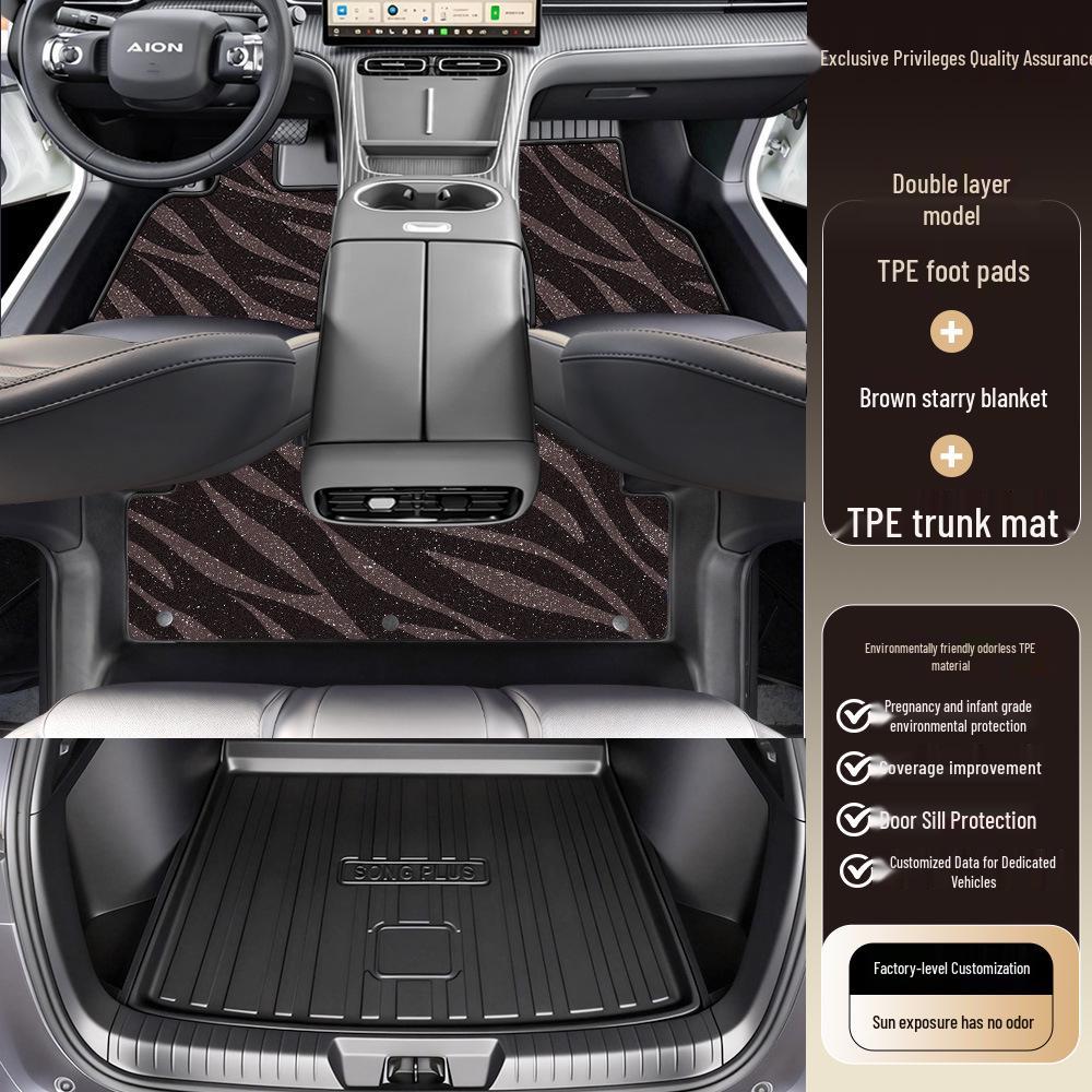 GAC AION i60 TPE Floor Mats: Essential Decorative Accessory for 25 Models