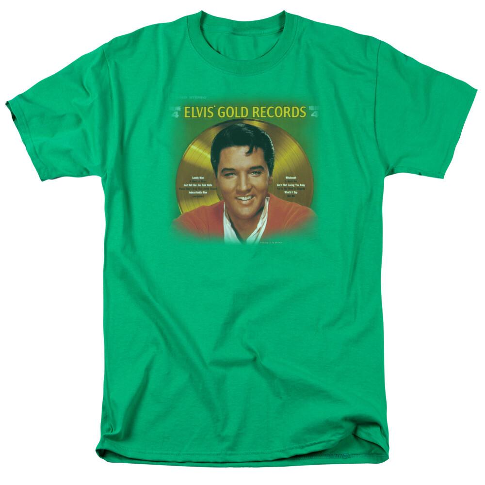 Elvis Gold Records T-Shirt to 4X M