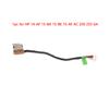 1Pc Dc Power Jack With Cable For Hp 14-Af 15-Ba 15-Be 15-Af Ac 250 255 G4 Laptop Dc Power Jack Charging Flex Cable