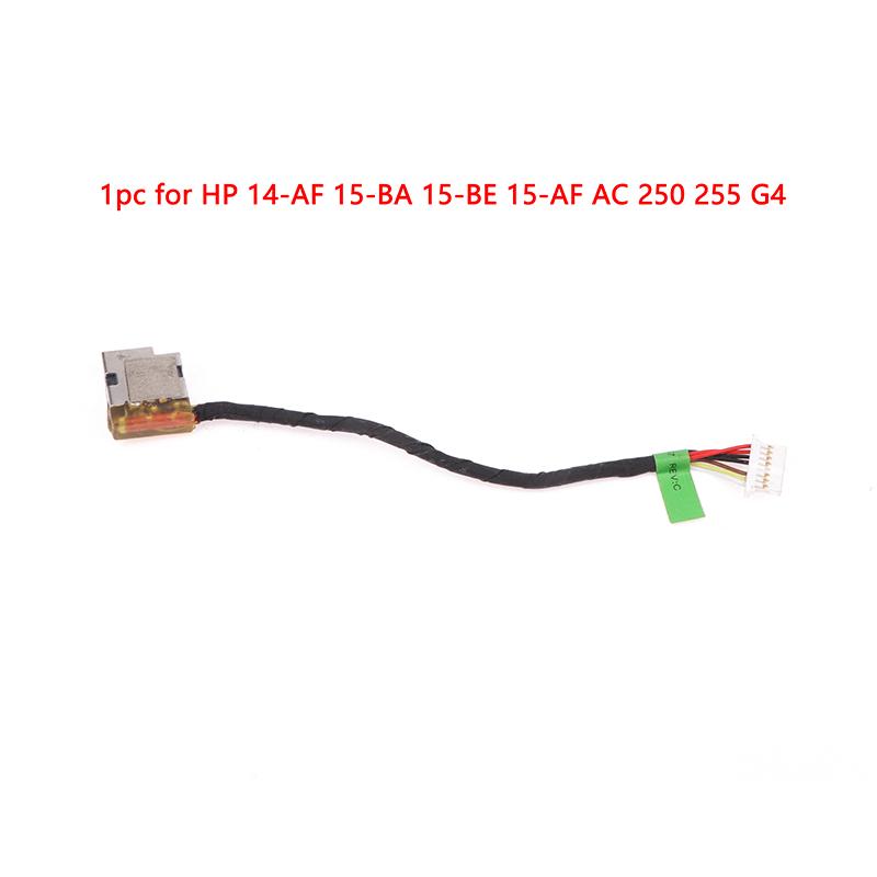 1Pc Dc Power Jack With Cable For Hp 14-Af 15-Ba 15-Be 15-Af Ac 250 255 G4 Laptop Dc Power Jack Charging Flex Cable