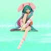 Hatsune Miku Figure Anime Noodle Stopper Proportional Humanoid Cute Sailor Suit Model Toy Gift Collection Ornaments PVC