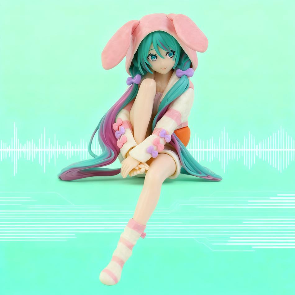 Hatsune Miku Figure Anime Noodle Stopper Proportional Humanoid Cute Sailor Suit Model Toy Gift Collection Ornaments PVC
