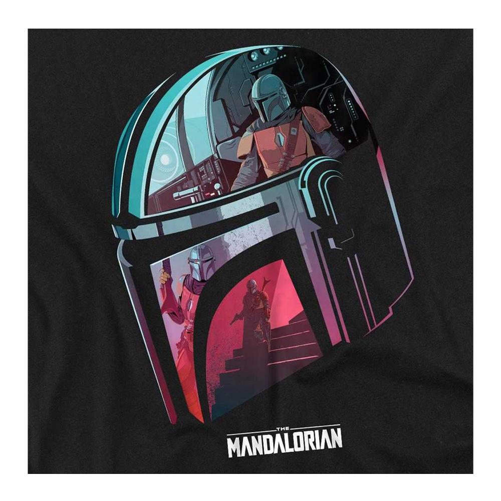 Star Wars The Mandalorian Unisex Adult Helmet T-Shirt