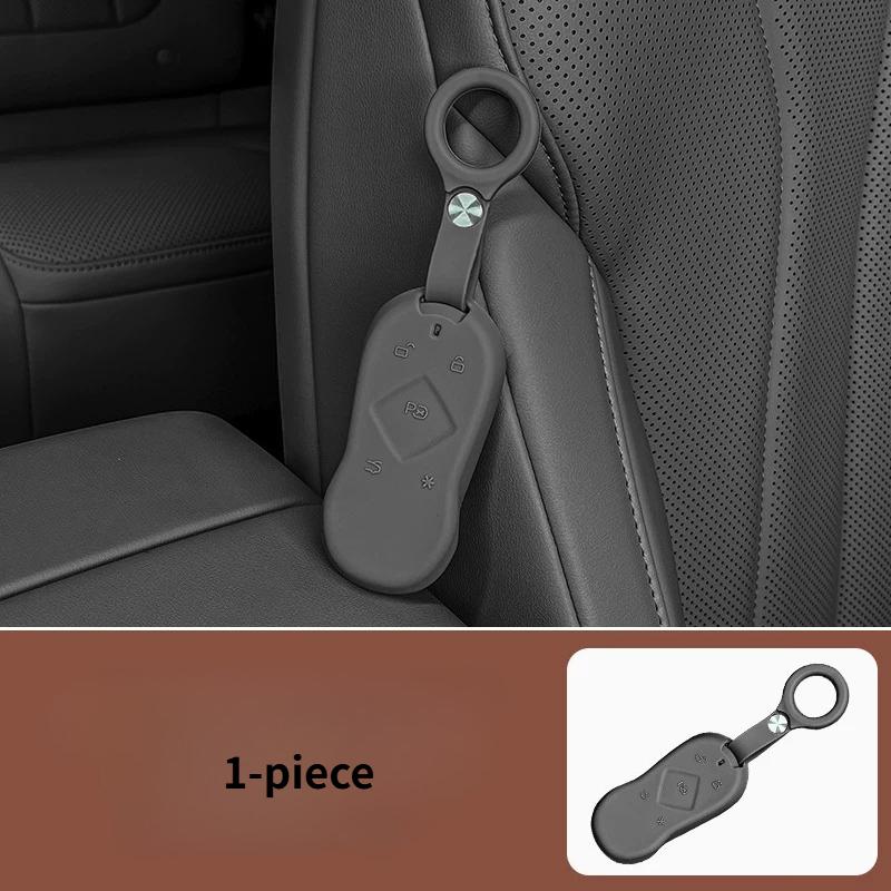 For 2026 XPENG L03 Silicone Key Cover, Original Car Color Full Wrap Anti-Drop Remote Key Case Protector Interior Accessories