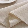 Linen Table Cloth with Slubby Texture Soft Tablecloth for Kitchen Dining Tabletop for Buffet Banquet Parties Dinner Rectangle