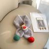 Outdoor Scarf Autumn Winter Windproof Apparel Accessories Cartoon Scarf Christmas Scarf Kids Scarf
