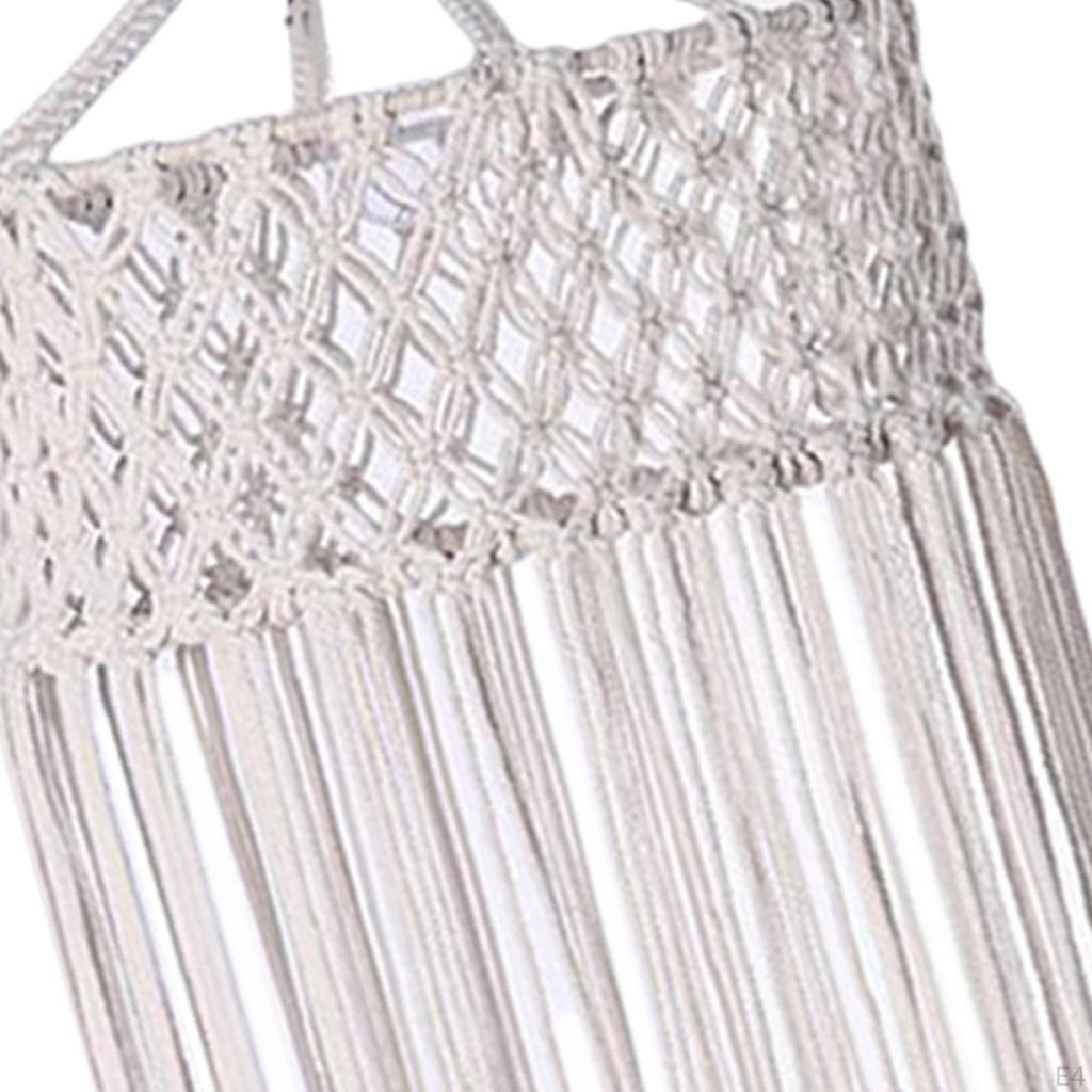 Boho Macrame Pendant Lampshade for Modern Home Decor