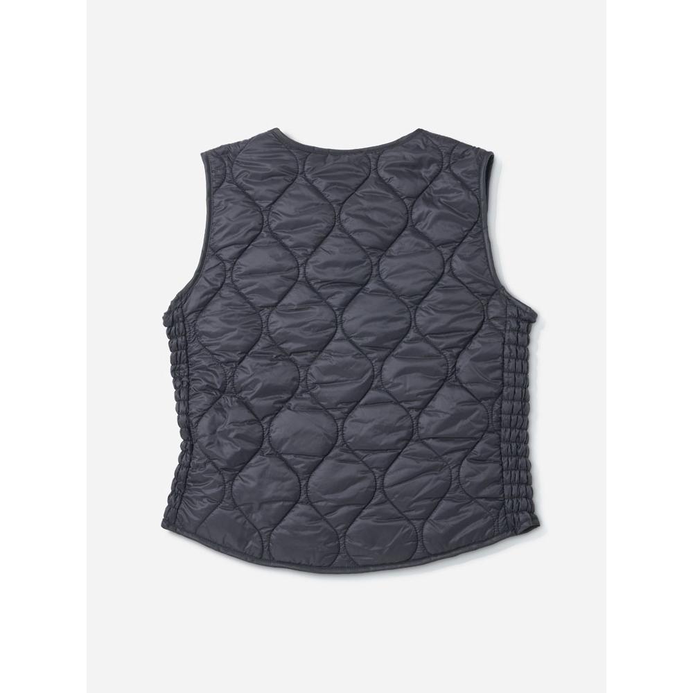 Daiso [woMen] Side WrinkLe Padded Vest M L