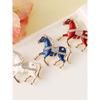 Get Rich Immediately," European and American Fashion, Twelve Zodiac Horse Pins, Accessories, Personalized Brooch with the Meaning of Immediate Success