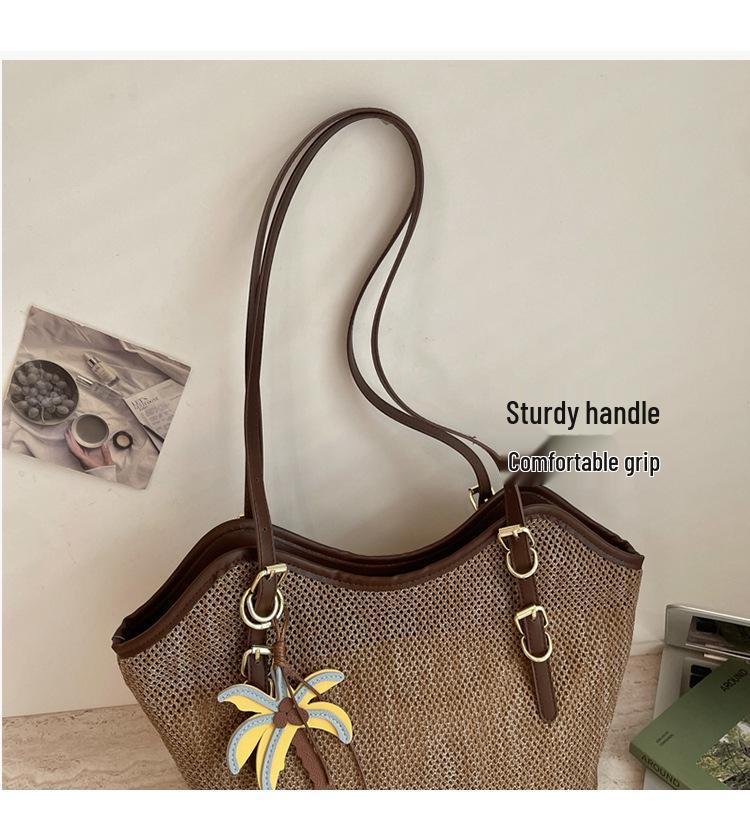 Polka Dot Large Capacity Women's Tote - Stylish Niche Design Shoulder & Underarm Bag
