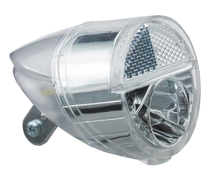 Hapyson Bicycle Light with Hub Dynamo Head and Foot Frost YRS320A-JA Constant-On Light,