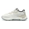 Fila Flusso Fabric Top Layer Cowhide Double Layer Suede Retro Sports Low Top Casual Shoes Men Sneaker Coconut-White F12M213113FCO