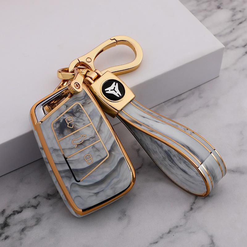 Applicable To Volkswagen Maiteng Key Cover Passat CC Golf 8 Lot Id4 Lingdu L Touon X Car Case Buckle
