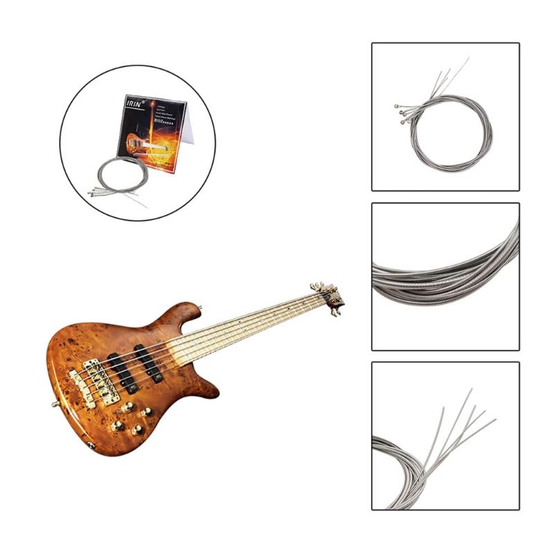 Nickel Alloy Electric Bass String Instrument Bass 1.14mm-3.29mm 5 String Electric Bass String Set DIY Repair Bass Parts