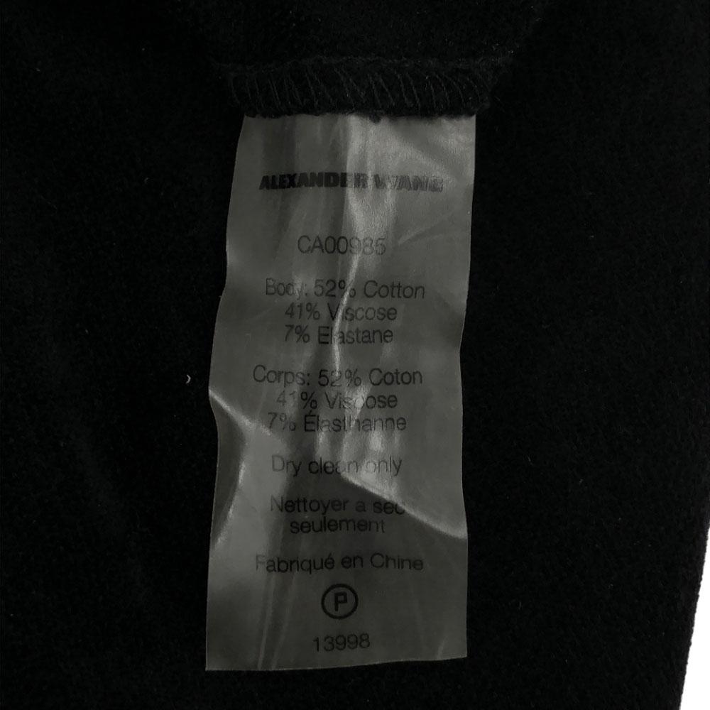 Alexander Wang Midi délka Přední zapínání na dva zipy Upnutá sukně 2 černé Dámské Použité