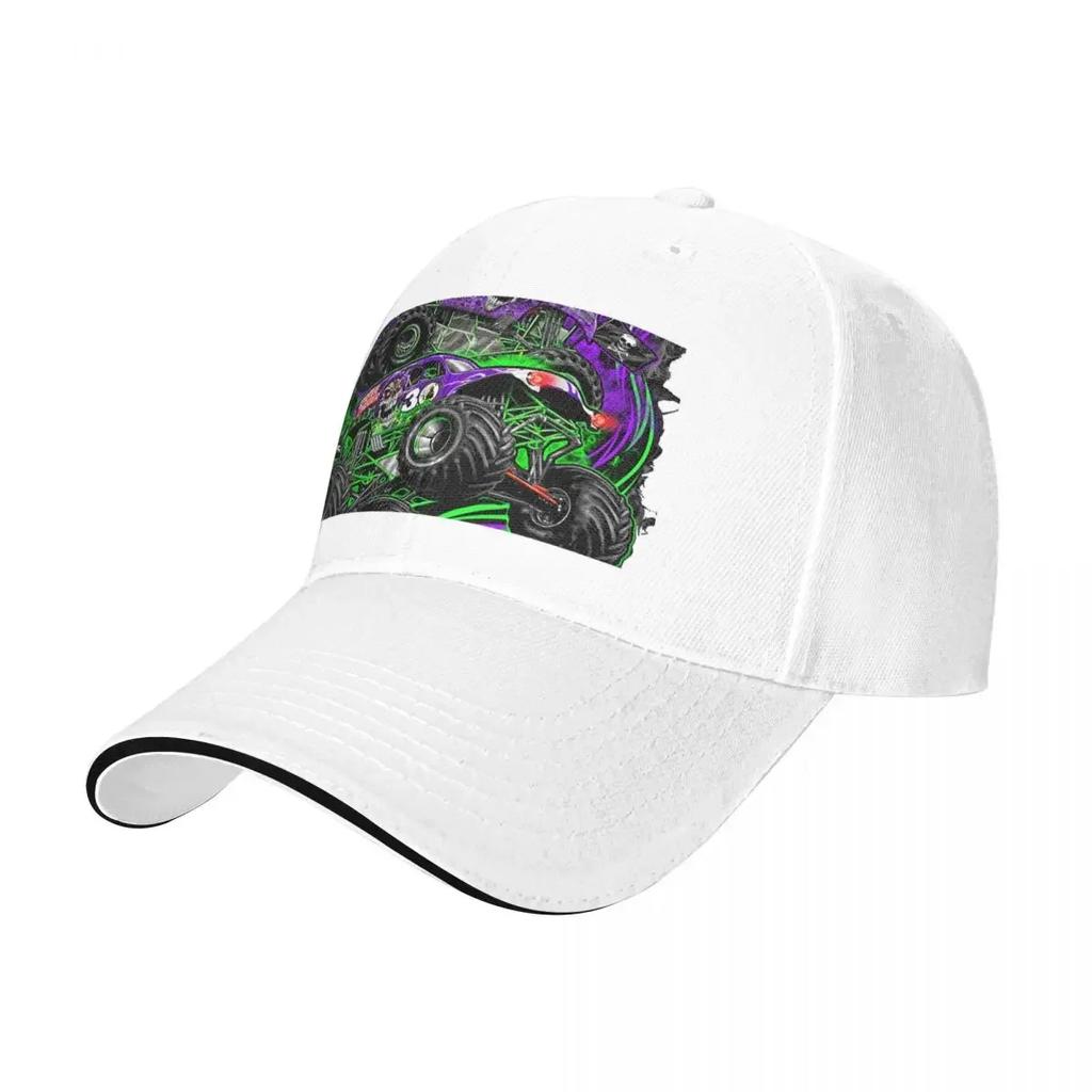 Monster Jam Grave Digger Monster Truck Art Fans Baseball Cap Bobble Hat Rave Beach Outing Hat Men Women's Beach Visor Men's