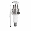 5PCS White Spark Plugs for BM6A BPMR7A RCJ6Y RCJ7Y WSR5F 33cc-49cc Trimmer Blower Trimmer