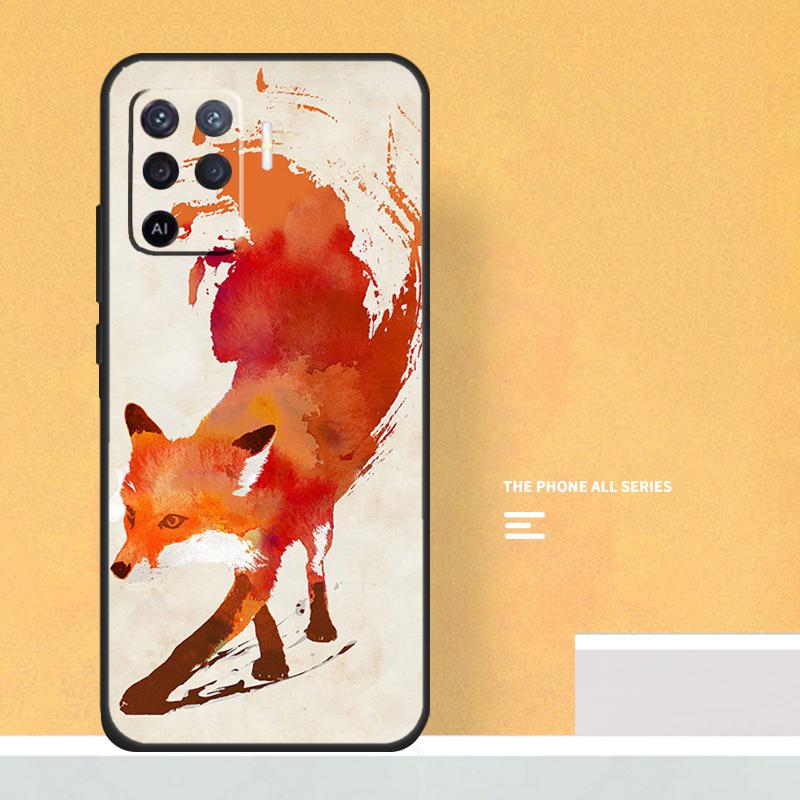 

Watercolor Painting The Fox Case For Oppo A80 A60 A40 A6 A5 Pro A15 A16 A17 A57 A94 A74 A54 A76 A96 A18 A38 A58 A78 A98 OPPO A76
