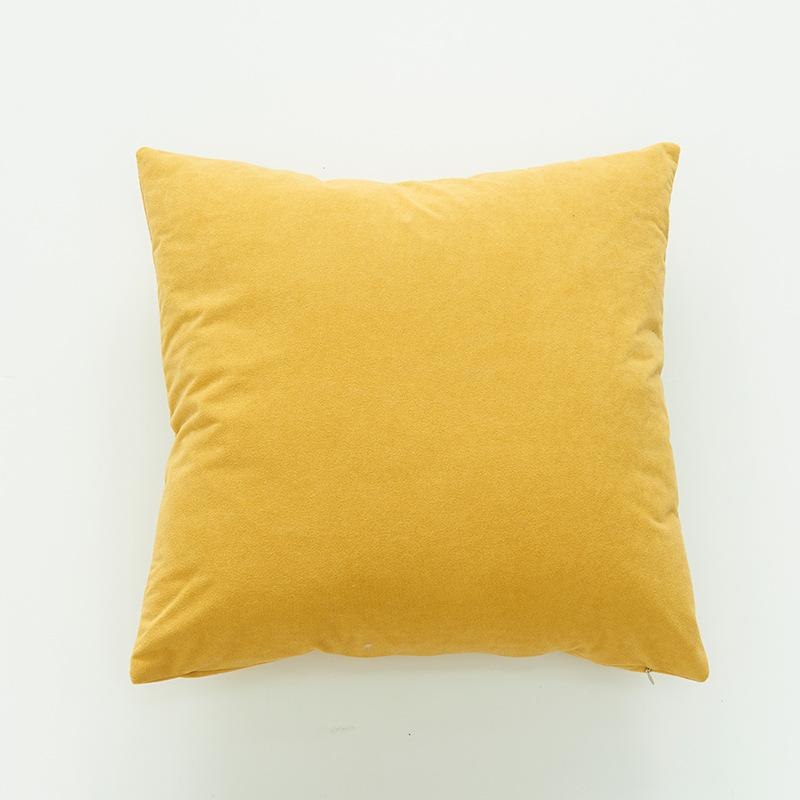 

Home Cushion Cover Solid Color Lambskin Cushion Cover Fashionable Simple Cushion Cover 45 * 45cm (excluding core)