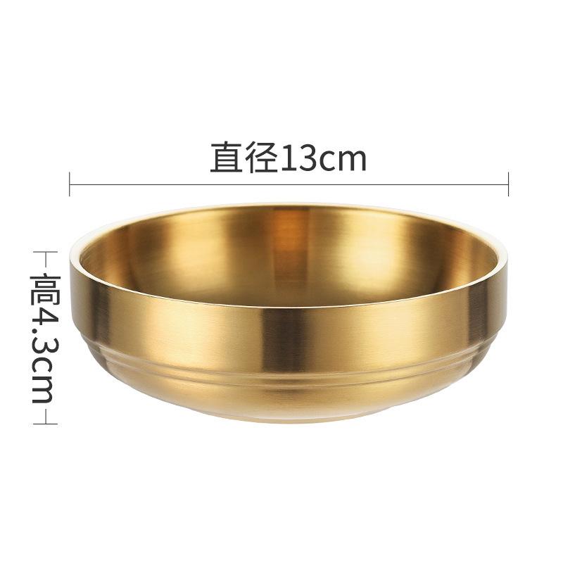 

304 Корейская двойная миска для соуса миска из нержавеющей стали миска для солений холодное блюдо закуска блюдо глубокая тарелка двойное блюдо