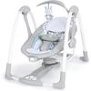 INGENUITY Compact Swing, Quiet Motor, 12 Melodies, Automatic Raylan Rocking