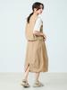 B:MING by BEAMS Water-Repellent Cocoon Skirt, Women's, Beige, Size M
