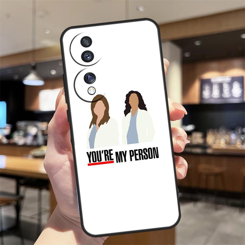 Greys Anatomy You are my person Case For Honor Magic 7 5 6 8 Lite Honor 400 200 Pro 50 70 90 X8c X9a X9b X9c X9d Win RT Cover