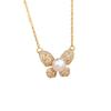 Necklace New Butterfly Zircon Necklace Accessories Women's Exquisite Versatile Premium Small Fresh Versatile Titanium Steel Accessories