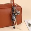 Bag Charm Handmade Nylon Rope Cute Key Chain, Aesthetic Keychain Bag Accessories Charms for Handbag Backpack Car