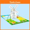 Science Experiment Diy Windmill Paper Circuit Kids Stem Creative Craft Kit For Children