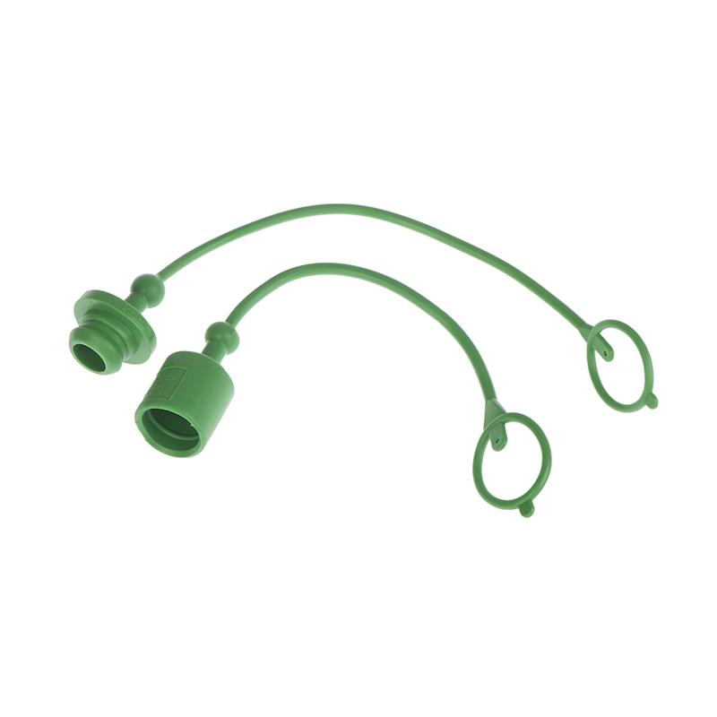 1/2" ISO-A Hydraulic Quick Coupler Dust Caps, Male & Female Cover Set, 1/5 Pairs for Hydraulic Quick Disconnects