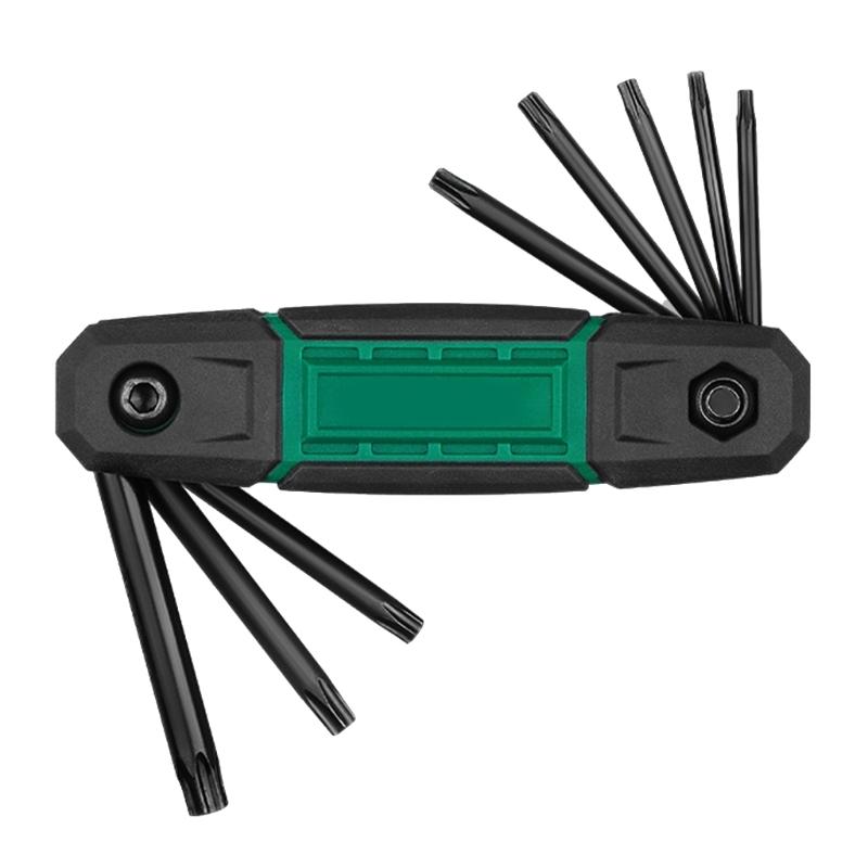 

Folding Wrenches Set Hex Key Set Included Portable Key Set for Basic Home Repair Applications Easy Storage Applications