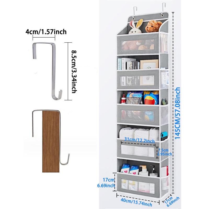 Wall-Mounted Multi-Layer Hanging Organizer for Shoes and Sundries