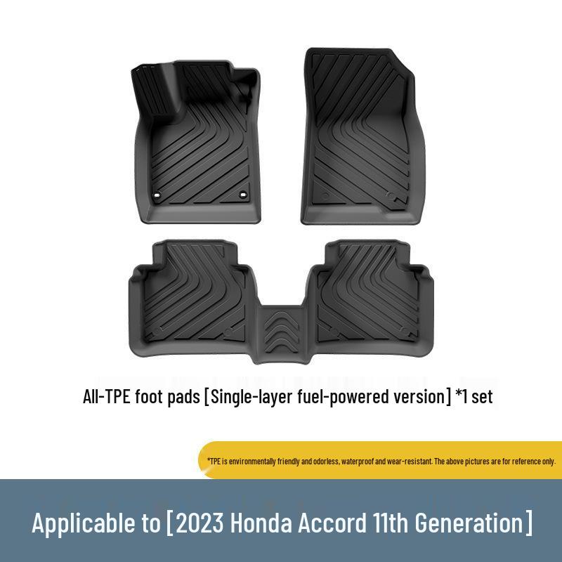 Eco-friendly TPE Floor Mats & Trunk Mat for 2023 Honda Accord