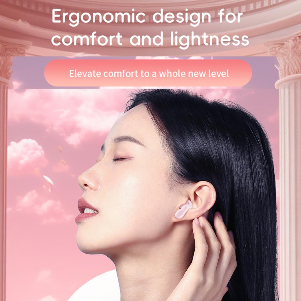 Wireless Earbuds with LED Lights CameraShaped BT Headphones with HiFi Sound Multifunction