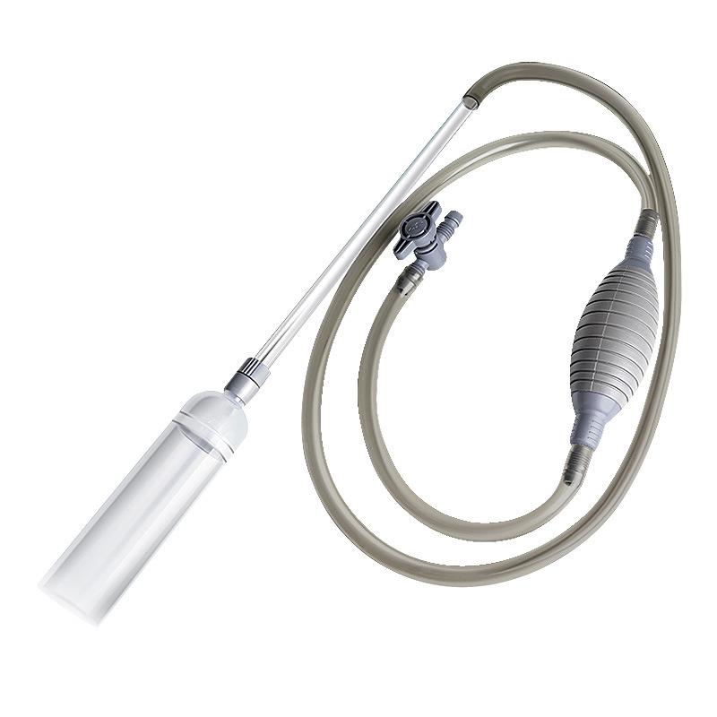 Sifão Aspirador de Cascalho para Aquário Grande Trocador de Água Limpeza de Areia de Aquário e Kit de Limpeza para Troca de Água com Tubo de Extensão