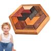 Montessori Tangram Intelligence Toy Safe Educational Toys IQ Games Puzzle  Kids Adults