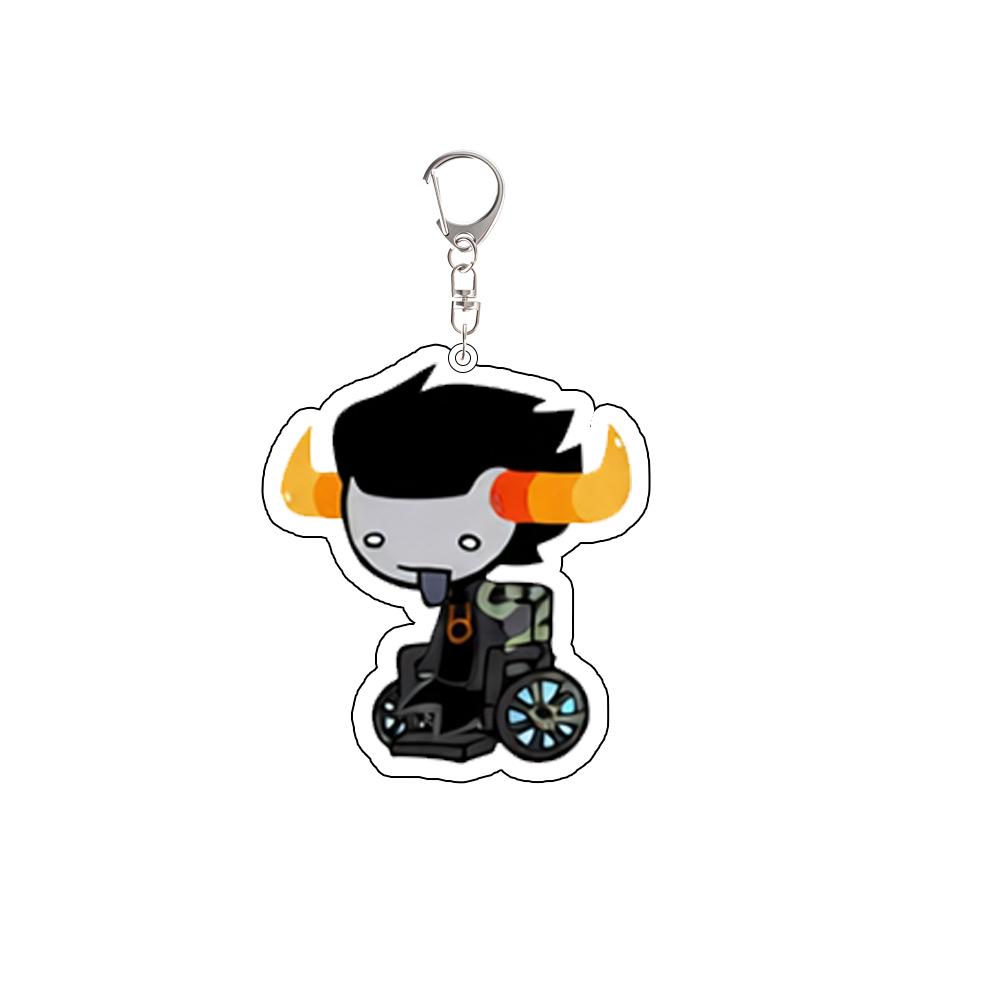 Game Roxy Lalonde Dirk Strider Jake English Jane Crocker Rose Lalonde Dave Strider Acrylic Keychain Backpack Accessories Gift