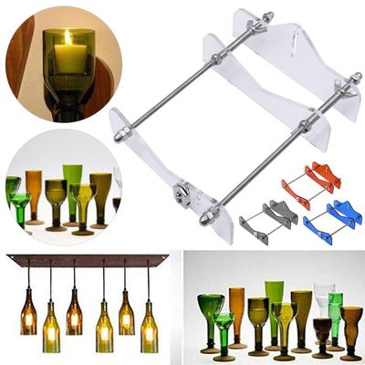 Skleněné sochy řezací stroj nastavitelný balíček řezaček skla DIY pro víno, pivo, alkohol, whisky, šampaňské