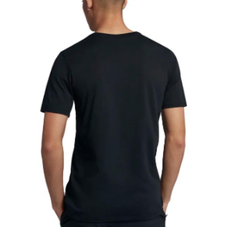 Nike Dri-FIT Kyrie CNY Alphabet Logo Print Short Sleeve T-Shirt Men Tops Black AJ1951-010