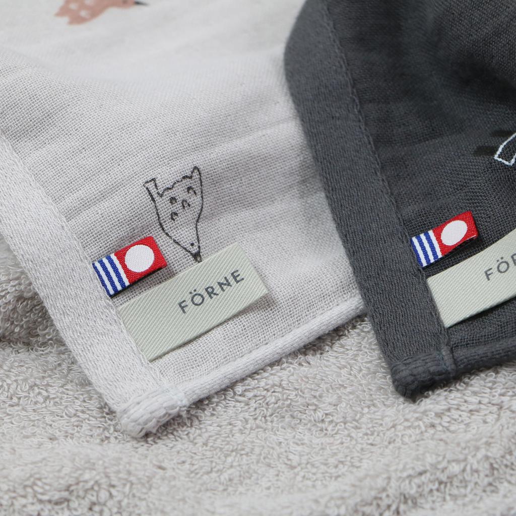 Imabari Towel Baby IORI BABY X FORNE Organic Food Bath [Iori] (Light Gray)