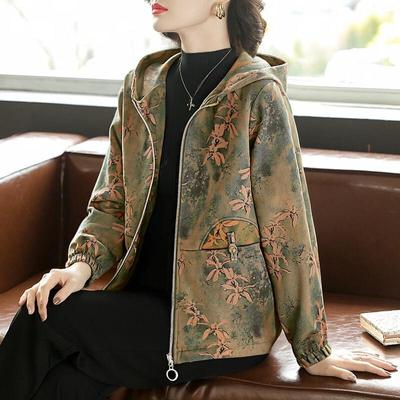 Pastel Women's Hooded Zipper Windbreaker Jacket