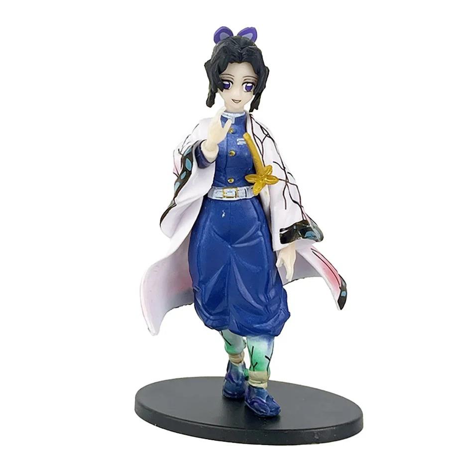 Anime Demon Slayer Kimetsu No Yaiba Kamado Tanjirou  Agatsuma Zenitsu Nezuko Warrior PVC Figure Action Model Toys Holiday Gifts
