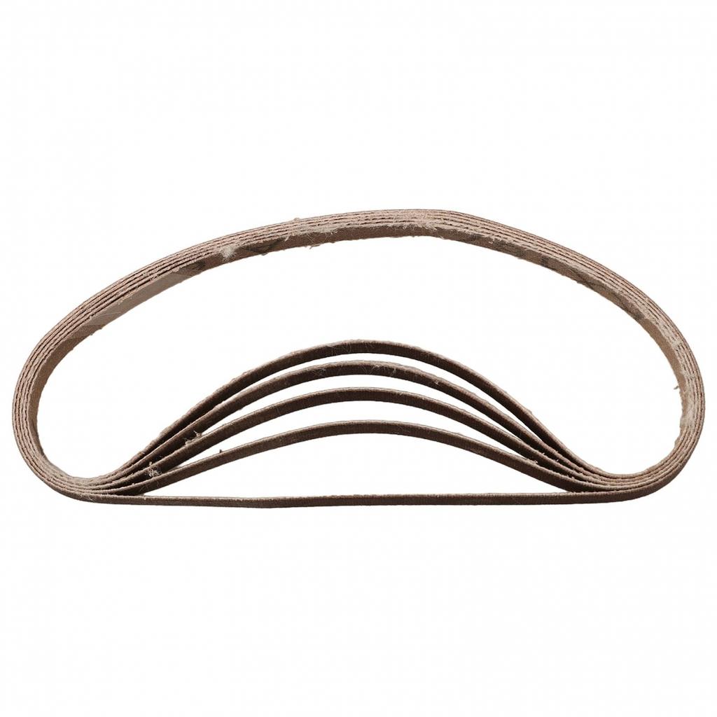Set of Sanding Belts with Multiple Grits Totaling To 30 Pieces Size 10x330mm
