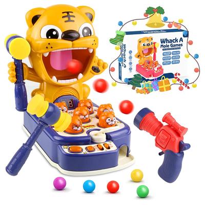 Colpisci una talpa tigre, mini gioco arcade martellante martellante giocattoli per bambini piccoli, giocattolo interattivo per bambini, idea regalo per l'educazione allo sviluppo per età 3-8 anni